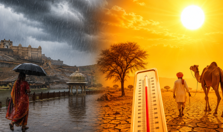 राजस्थान मौसम अलर्ट: बारिश-ओलावृष्टि से जल्द मिलेगी राहत, फिर लौटेगी भीषण गर्मी