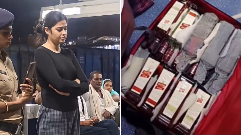 फर्स्ट AC में सफर कर रही युवती, ट्रॉली पर RPF को हुआ शक; तलाशी में महंगी शराब बरामद