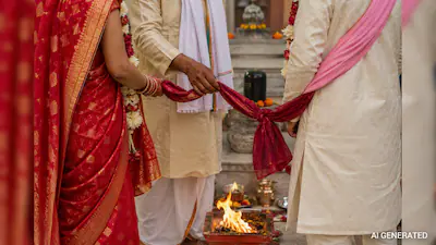 पत्नी की इच्छा का सम्मान कर पति ने प्रेमी से कराई शादी, मंदिर में लिए सात फेरे